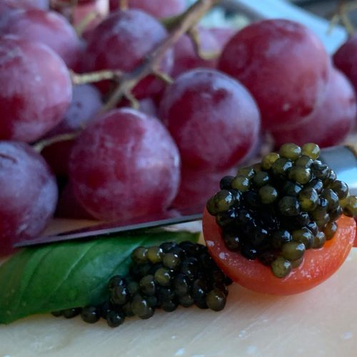 Grapes-caviar